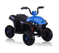 Kinder Quad Coche Eléctrico 2x45W EVA LED Vehículo Infantil ATV Azul Miniquad