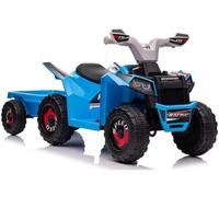 Kinder Quad Coche Eléctrico 6V Con Remolque ATV Bluetooth Miniquad