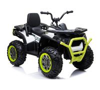 Kinder Quad Eléctrico Miniquad 12V 4x45W EVA LED USB Blanco Kinderauto