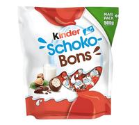 Kinder Schoko-Bons Bolsa 500 g (80 Unidades) - Bombones de Chocolate con Leche y Avellana - Distribuido por Laborawi