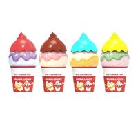 Kinder Seifenblasen - 4-Teiliges Auslaufsicheres Handspielzeug | Eiscreme-förmige Flasche Mit Seifenblasenlösung Und Stab | Für Kinder Party Indoor Garten Garten Sommer