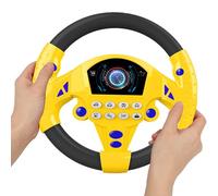 Kinder Spielzeug - 360° Rotation Lenkrads Spielzeugs Mit Sound Unds Licht | Simulationslenkrad Kinders Fürs Autofans Lernspielzeug Für Reisen Zuhause Und Rollenspiele