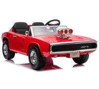 Kinderauto Eléctrico 24V Dodge Charger 2x200W EVA Cuero USB MP3 Bluetooth LED
