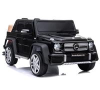 Kinderauto Eléctrico Mercedes EVA Cuero LED RC MP3 USB Vehículo Infantil Negro