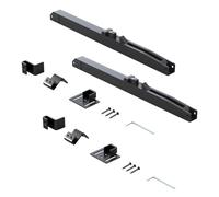 KinderCoring 2 Piezas Mecanismo Cierre Suave para Puerta Corrediza Gancho sin Agujeros Amortiguador Acero Instalación Sencilla Adecuado para Puerta Interior