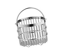 KinderCoring Cesta Expositora de Aperitivos Y Frutas, Cesta de Malla Metálica, Organización Práctica, Decoración Del Hogar, Contenedor de Alimentos de Acero , tal como se describe, 15cm con Asa