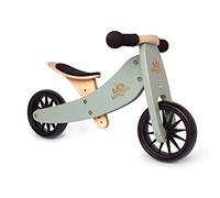 Kinderfeets Tiny Tot Salvia Verde - Triciclo y Rueda 2 en 1 de Madera, a Partir de 1 año