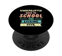 Kindergarten Back To School and Looking Cool PopSockets PopGrip Adhesivo