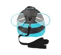 Kindergarten Backpack Bee Shape Kids Backpack Blue Schoolbag Outdoor Traveling 22X20CM 1Set