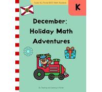 Kindergarten Florida Math Workbook - Master the B.E.S.T. Standards | December Holiday Math Adventures: Fun, Standards-Aligned Activities for Early Learners