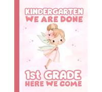 Kindergarten Graduation Gift: Fairy Composition Notebook for Girls with Coloring Pages | 8’’ x 10’’, 110 Pages