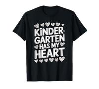 Kindergarten Has My Heart Cute Teacher Apreciación Camiseta