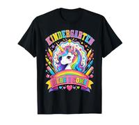 Kindergarten Here I Come Unicorn Student Back To School Camiseta