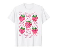 Kindergarten is My Jam Strawberry Kindergarten Maestras Mujeres Camiseta