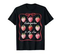 Kindergarten Is My Jam Strawberry Teacher Team Crew Girls Camiseta