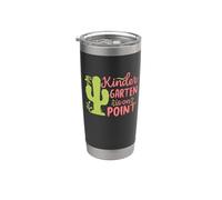 Kindergarten Is On Point Funny Back To School for Kids Vaso térmico de acero inoxidable de doble pared