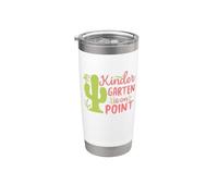 Kindergarten Is On Point Funny Back To School for Kids Vaso térmico de acero inoxidable de doble pared
