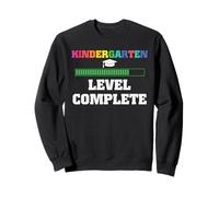 Kindergarten Level Complete Graduation Funny Back To School Sudadera
