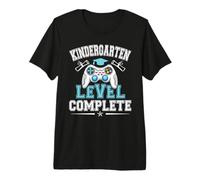 Kindergarten Level Complete Graduation Video Gamer Boys Kids Camiseta Premium