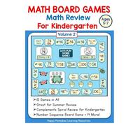 Kindergarten Math Board Games Math Review for Kindergarten - 15 Games in All - Volume 2: Complements Spiral Review for Kindergarten - Great for ... Board Game + 14 More! Ages 5-7 (Early Math)