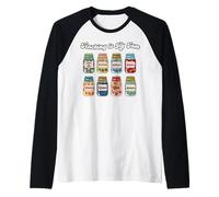 Kindergarten Pre K Teacher Teaching is My Jam Vuelta al Cole Camiseta Manga Raglan