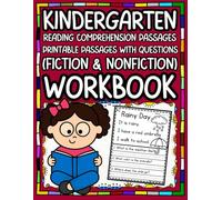 Kindergarten Reading Comprehension Passages: Printable Passages with Questions Workbook, Early Literacy Passages (Fiction & Nonfiction)