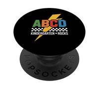 Kindergarten Rocks ABCD Lightning Pre-K Adventure PopSockets PopGrip Adhesivo