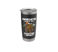 Kindergarten The Adventure Begins Back To School Bigfoot Vaso térmico de acero inoxidable de doble pared