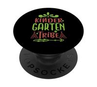 Kindergarten Tribe Funny Back To School Student Teacher Kids PopSockets PopGrip Adhesivo
