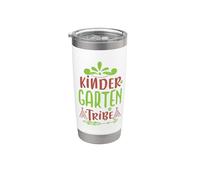 Kindergarten Tribe Funny Back To School Student Teacher Kids Vaso térmico de acero inoxidable de doble pared