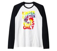 Kindergarten Vibes Back To School Teacher Student Tie Dye Camiseta Manga Raglan