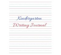 Kindergarten Writing Journal: Kindergarten Handwriting Practice Paper ABC (Kids Learning Skills In English)