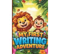 Kindergarten Writing Paper Notebook | My First Writing Adventure Journal, Colorful Handwriting Pad with Dotted Lines for Kids, 120 Pages, 6x9 Inches