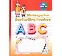 Kindergarten Writing Paper with Lines: Handwriting Practice Workbook with Dotted Midline for Number Writing (120 Pages, A4 Size)