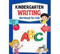 Kindergarten writing workbook for kids.: "Handwriting Practice Paper with Lines , 8.5'' x 11'', 120 Pages, perfect for Kids"