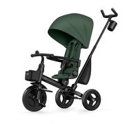 Kinderkraft Aveo 2 Pro Bebé, Plegable, Trike, Bicicleta para Niños, Triciclo Evolutivo, Bicicleta Bebe, con Accesorios Práctico, Dos Cestas, 9 Meses a 25 kg, Verde