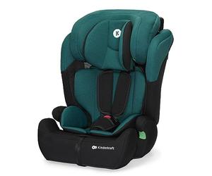 Kinderkraft COMFORT UP i-Size 75-150 cm, Silla coche bebé, Silla coche para niños, Sillade, Cinturón, regula en 11 niveles, Grupo 1/2/3, 15 meses - 12 años, 9-36 kg, Verde