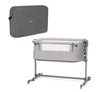 Kinderkraft Cuna Colecho 2 en 1 NESTE UP, Ajustable, Plegable, Accesorios, Gris
