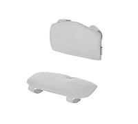 kk Kinderkraft ENOCK Cojín para trona, Cojín acolchado para amortiguar la madera, Reductor de Asiento 2 piezas, Blandos y Cómodos, Cintas de fijación, Fáciles de limpiar, Gris