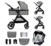 Kinderkraft Carrito de bebé combi ESME 3en1 Moonlight grey