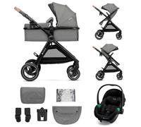 Kinderkraft ESME PRO 3 en 1 Cochecito combinado, color gris
