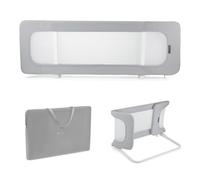 Kinderkraft Guard & Dream Barrera Universal para Cama, para Niños de Entre 18 Meses y 5 Años, Pliega Fácilmente, Regulación de Altura, Gris Claro
