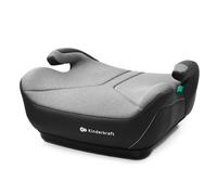 Kinderkraft I-BOOST 2 Silla de coche, Silla de Bebe, Asiento de coche, I-Size, 125-150cm, asiento elevador de 6 a 12 años, fácil de montar, postura ergonómica, espuma adicional, Gris