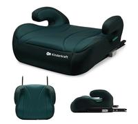 Kinderkraft I-BOOST Silla de coche, Silla de Bebe, Asiento de coche, I-Size, 135-150cm, asiento elevador de 9 a 12 años, fácil de montar, postura ergonómica, espuma adicional, Verde