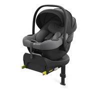 Kinderkraft I-LITE Silla infantil, con base ENDURA SAFE FX, i-Size, 40-87 cm, Giratoria, ISOFIX, ERGO PAD, Sistema Modular, 3,2 kg de peso, Arnés de 5 Puntos, 0-12 Años, Gris