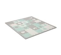 Kinderkraft Manta Juegos Bebé, Alfombra Puzzle de Espuma, para Niños, LUNO Shapes, Amarillo