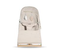 Kinderkraft MIMI, hamaca bebé, sin pilas, 3 posiciones, Beige
