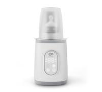 Kinderkraft MIVO calientabiberones 5 en 1, calentador de comida, esterilizador vapor, descongelar, mantener caliente, Blanco