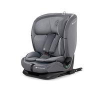 Kinderkraft ONETO3 I-Size Silla de Coche Isofix, Niños Grupo 1/2/3, 9-36 Kg, Normativa R129, Protectores Laterales, Top Tether, Ajustar con una Mano, Easy Grow System, Gris