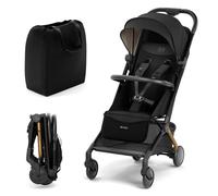 Kinderkraft PILOT 2 Cochecito de Bebé, Silla de Paseo, Deportivo, Sistema Plegable, Pequeñas Dimensiones Después de Plegar, Ligero, Filtro UPF 50+, Arnés de Seguridad de 5 punto, Negro